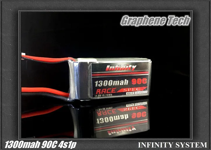 Infinity 3S 4S 11,1 V 14,8 V 1300mAh 45C 90C 110C Графен LiPo батарея SY60 XT60 T Разъем для RC Quadcopter Рамка часть