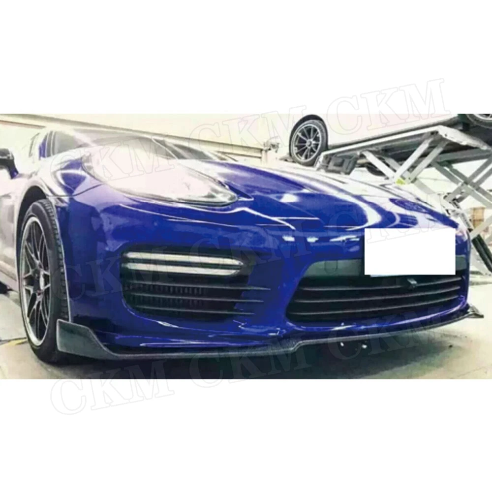Углеродного волокна передний спойлер для Porsche Panamera GTS Turbo S хэтчбек 4 двери 2014 2017 FRP