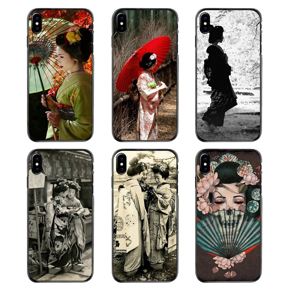 Accessories Skin Cover Maiko Henshin japanese Geisha girl For Samsung Galaxy Note 2 3 4 5 S2 S3 S4 S5 MINI S6 S7 edge S9 S8 Plus |