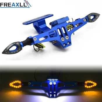 

CNC Motorcycle Accessories Plate Bracket+Turn signal FOR Honda CB1000 Big One PT 93-97 CB125 CB250 CB400 CB500 S CB600 CB750-900