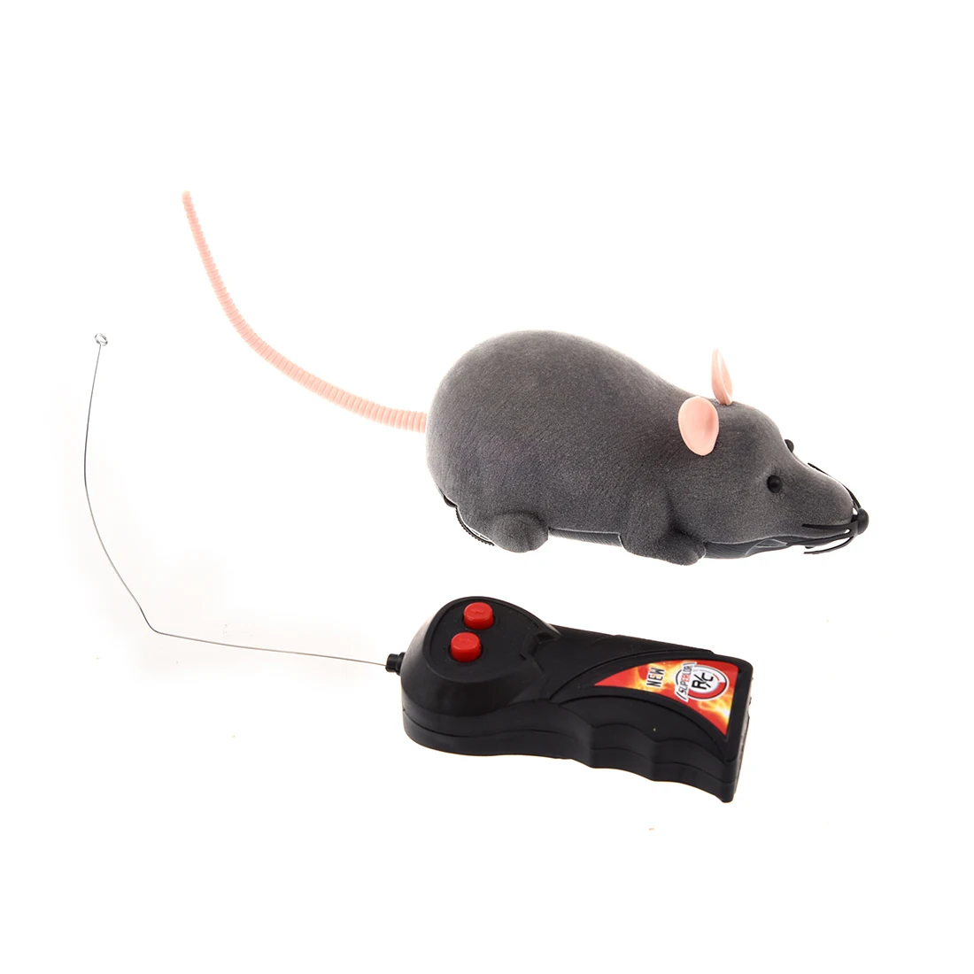 font b Electronic b font remote control Adorable Light gray mouse toy for playing with