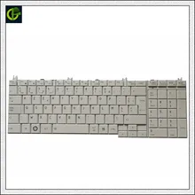 De Teclado Azerty francês para toshiba Satellite L670D-10P L670D-11N L670D-12G L655-12K L655-1ET L655-1EW L655-1JQ L655-1KE FR branco