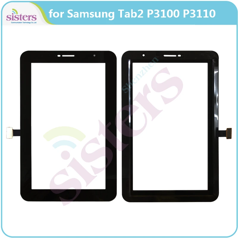 Touch Screen For Samsung Galaxy Tab 2 7.0 P3100 P3110 Touch Sceen Digitizer Tab2 GT-P3100 Touch Glass Tablet Panel Glass 3G WIFI (2)