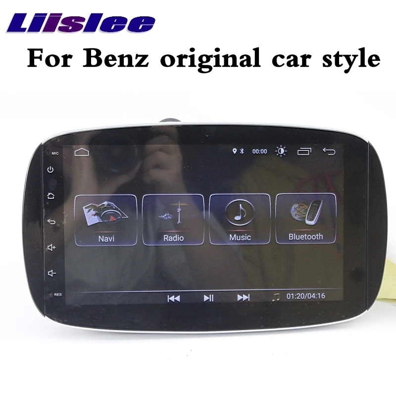 Cheap Liislee Car Multimedia Player NAVI For Mercedes Benz MB For Smart Fortwo C453 A453 W453 2015~2018 Radio Stereo 4G GPS Navigation 12