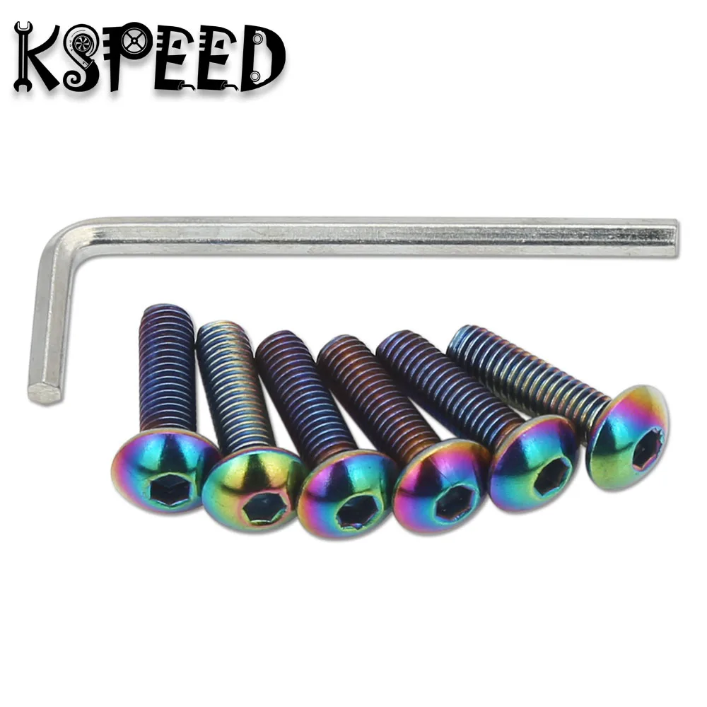M4x18 Neo Chrome Stainless Steering Wheel Bolt Screw steering wheel