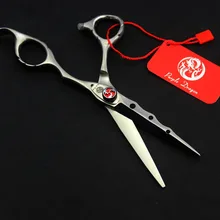 531#6 ''бренд фиолетовый дракон Профессиональные Парикмахерские ножницы с сумкой 440C для дома и салона Парикмахерские ножницы для стрижки волос