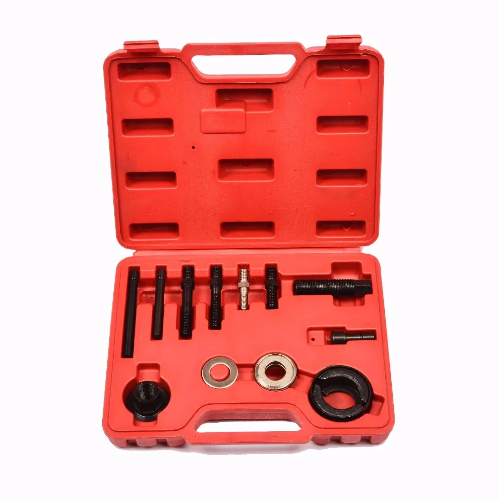 

12pcs Pulley Puller Installer&Remover Kit Power Steering Pump Alternator+Case Repair Tool Socket Tool Kit MAYITR