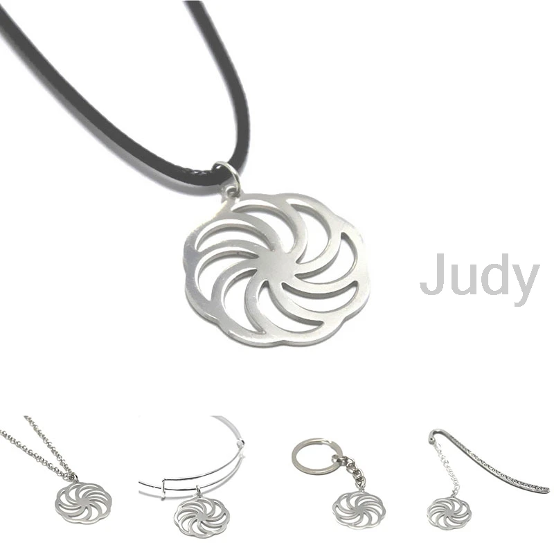 Colgante Símbolo de Fuego 5 un.//lot elemento de fuego emblema masculino Amuleto encanto 25 mm