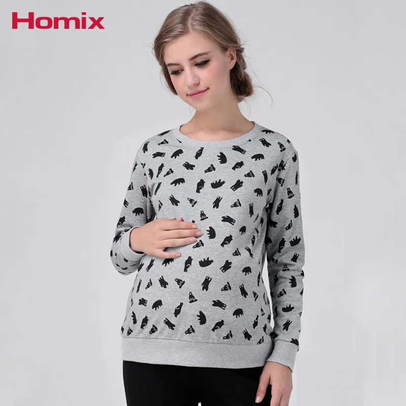 

Cotton Terry Sweater For Pregnant And Lying In Women