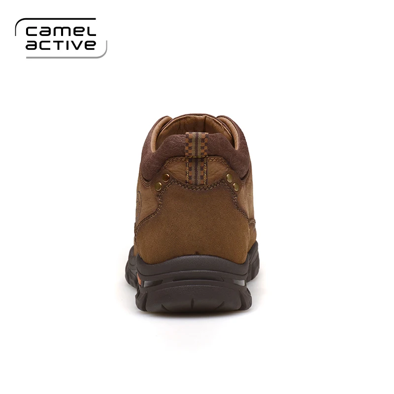 Мужские плюшевые ботильоны Camel Active коричневые Теплые Зимние ручной работы из