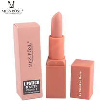 Miss Rose новая матовая помада длительная элегантная водонепроницаемый матовый блеск для губ палка высокого качества блеск для губ матовый Макияж для губ