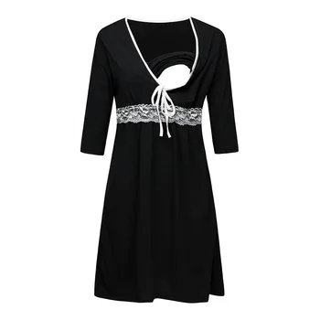 

vetement femme 2019 Casual Women Maternity pregnant clothes Dresses Mother Summer Vestidos Nursing Pregnants Dress ropa de mujer