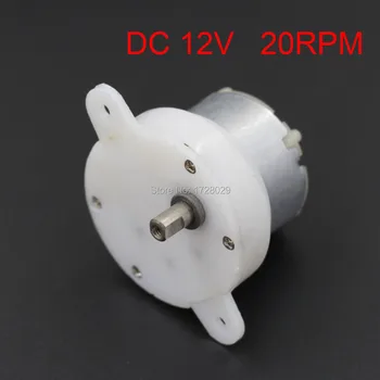 

DC 12V 20RPM JS-4 Plastic Shell Speed Reducer Gear Box Motor