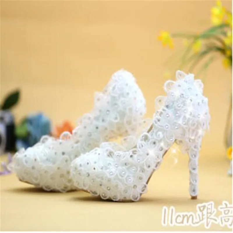 8 см, 10 см, 12 см, 14 см, женские модные свадебные туфли белые свадебные туфли со стразами, свадебные модельные туфли для подружки невесты