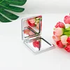 JWEIJIAO van gogh Oil Painting Sunflower Makeup mirrors Famous paintings Starry sky Square leather pocket mirror for women ZZ74 ► Photo 3/6