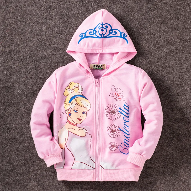 

Children Clothes Spring Autumn Beauty Princess Cartoon Outwear for Girls
