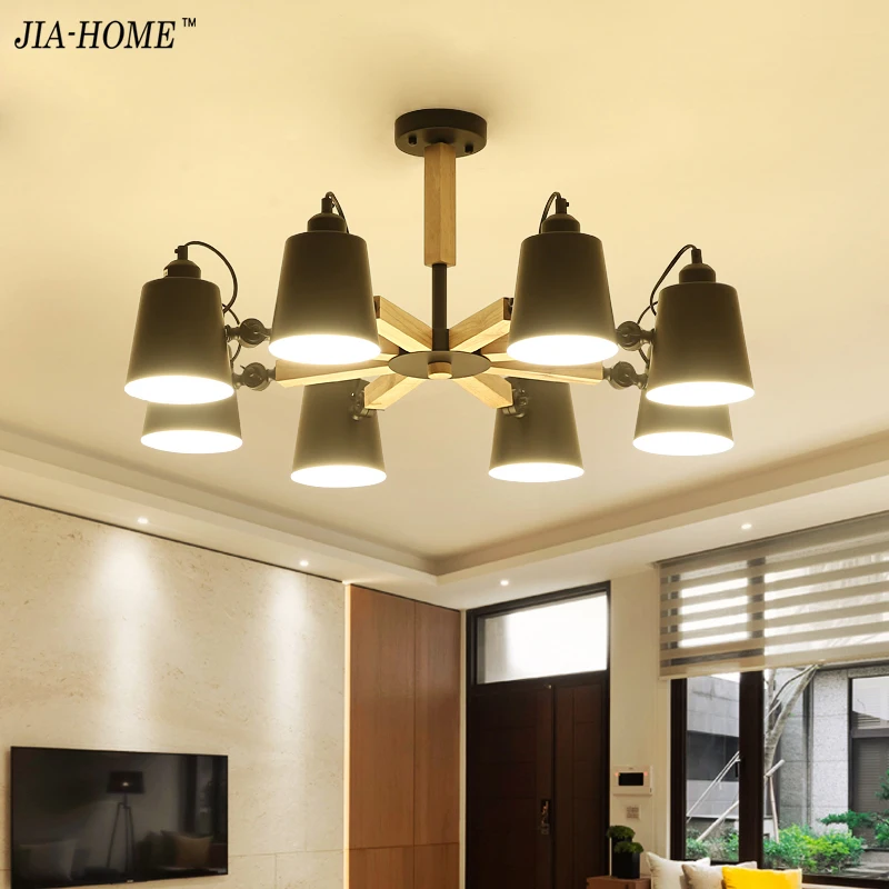 

New Chandeliers Lights Lamparas De Techo lustre Luminaria Abajur 3/6/8 Lamps Home Lighting De Techo Plafond Abajur