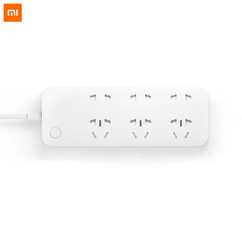  Оригинал Xiaomi Выход Power Strip 6 Зарядки Портов Wi-Fi Пульт Дистанционного Управления ЕС США Разъем АС Адаптер Питания on/off с телефона 