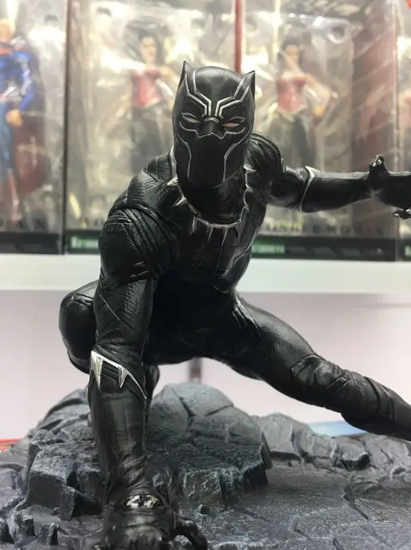 Фигурка Marvel, Мстители, Черная пантера, Kotobukiya Artfx, статуя, 1/10 масштаб, предварительно окрашенная модель, набор, ПВХ, Коллекционная модель, Figur