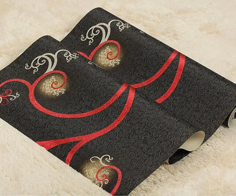 Chinese Style Classic Black Wallpaper Papel De Parede Para