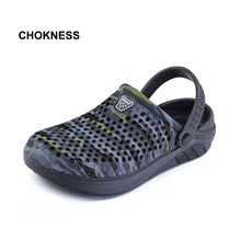 Легкие мужские летние сандалии; модные удобные лоферы на плоской подошве; Лоферы для отдыха с отверстиями; Мужская обувь; сандалии; пляжная обувь; размеры 39-45