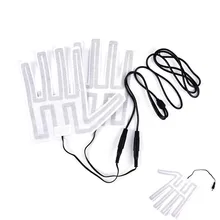 1 пара 12 в зимние уличные теплые варежки нагреватель для перчаток коврик перчатки с подогревом электронагревательный элемент