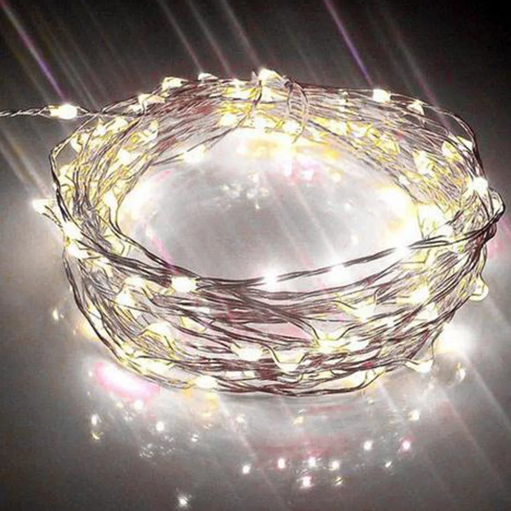 

2M Waterproof Starry String Lights Warm White Led Fairy LightRoom Decor Christmas Tree Birthday Wedding Evening Party