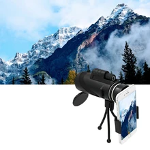 40X зум объектив для камеры мобильного телефона смартфонов монокулярный телескоп Объективы для телефона Para Celular штатив клип Lente