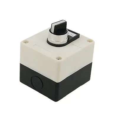 

4 Pieces Screw Terminals Rotary Switch Push Button Control Box