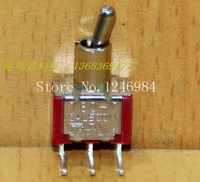 

[SA]Electronic switch Taiwan SH Toggle Rocker Switches Toggle Switches SPDT T80-T are bent T8019--100pcs/lot