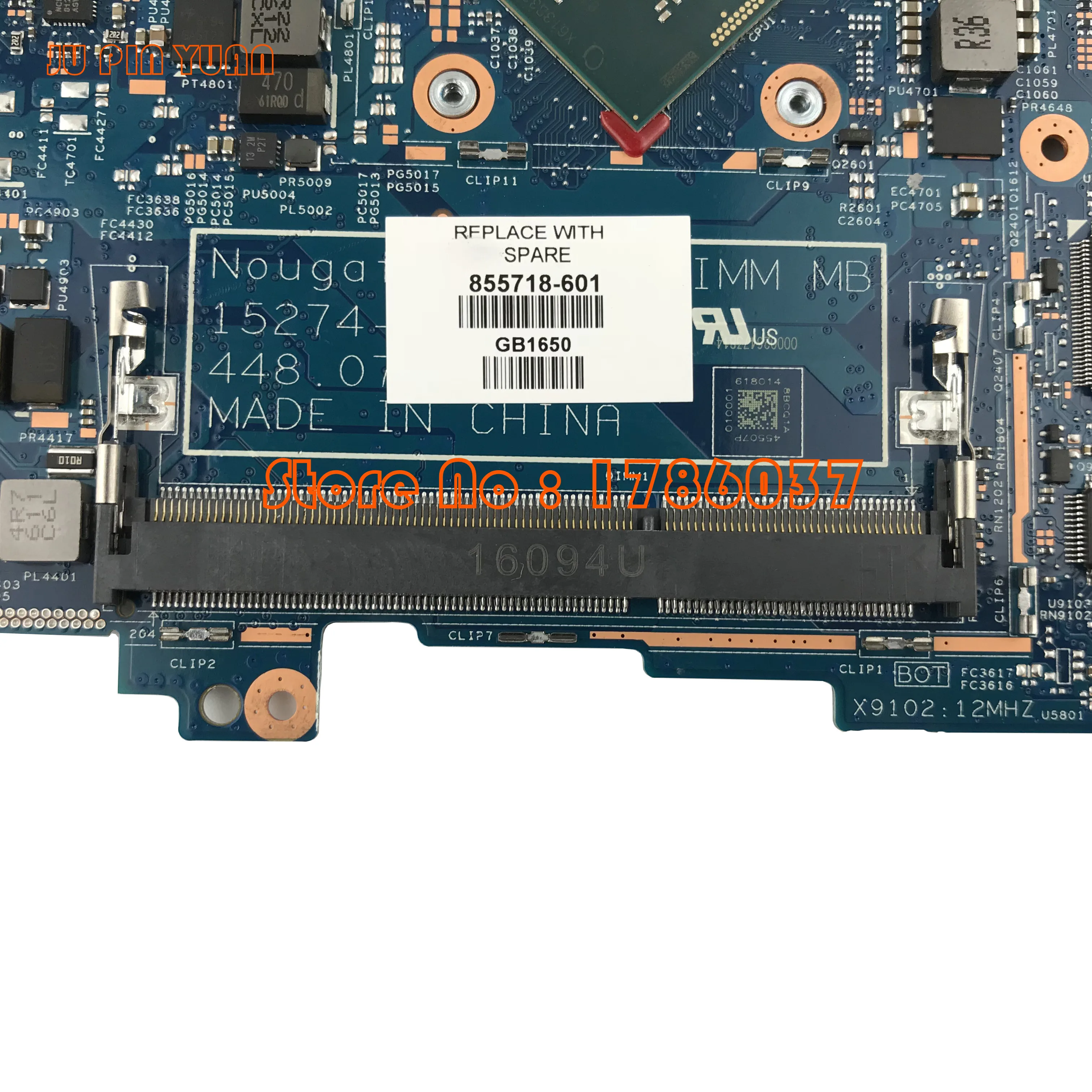 JU PIN Юань 855718-601 855718-501 448.07P09.0011 для hp PAVILION X360 11-U018CA Материнская плата ноутбука все функции полностью протестированы