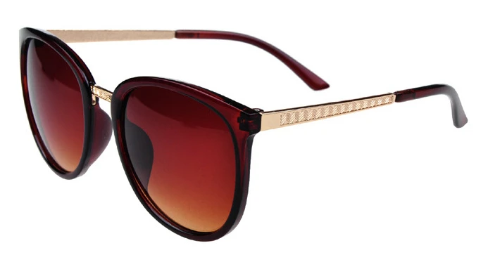 Новые Модные Винтажные большие линзы фирменный дизайн металлические солнцезащитные очки Роскошные ретро женские круглые солнцезащитные очки gafas oculos de sol