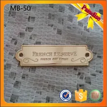 MB50 металлическая для одежды на заказ этикетки/джинсы тканые бирки/металлический логотип бренда этикетки для мужской одежды
