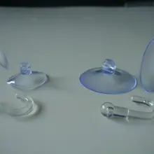 100 шт/партия) 5 см Прозрачные мощные очки настенные пластиковые ПВХ крючки, присоски