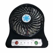 Мини светодиодный охлаждающий вентилятор охладитель воздуха, работающий от аккумулятора, usb-зарядка, Настольный кулер, 3 режима регулировки скорости, светодиодный вентилятор для освещения