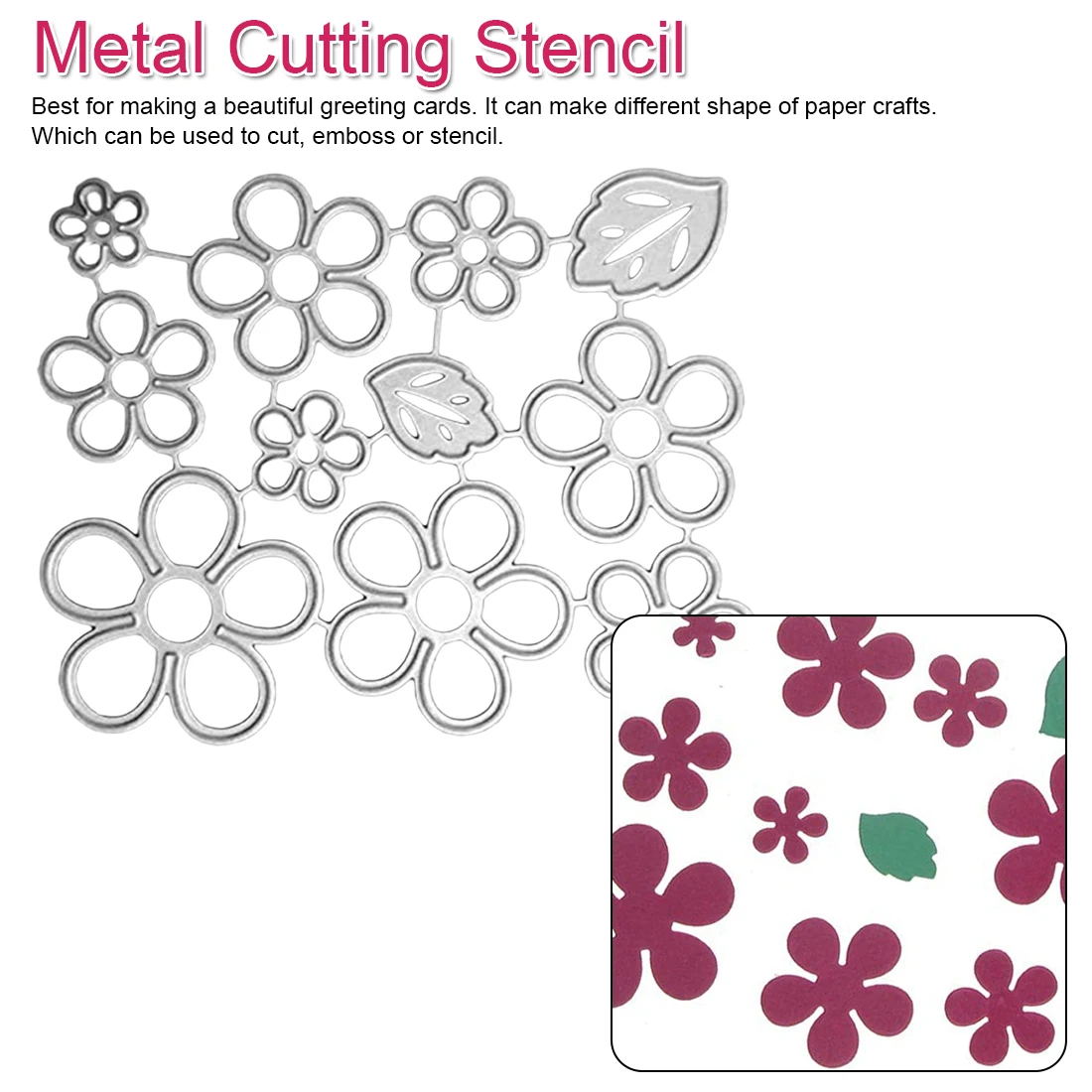 

106*86mm lower Leaf Cut Dies Embossing Steel Cutting Dies Stencils DIY Scrapbooking Card Album Photo Template Metal Craft