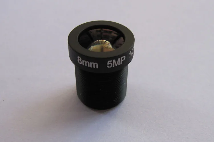 Cameye HD cctv lens 5MP 8MM M12*0.5 Mount 1/2.5" F2.0 45 degree for security CCTV cameras