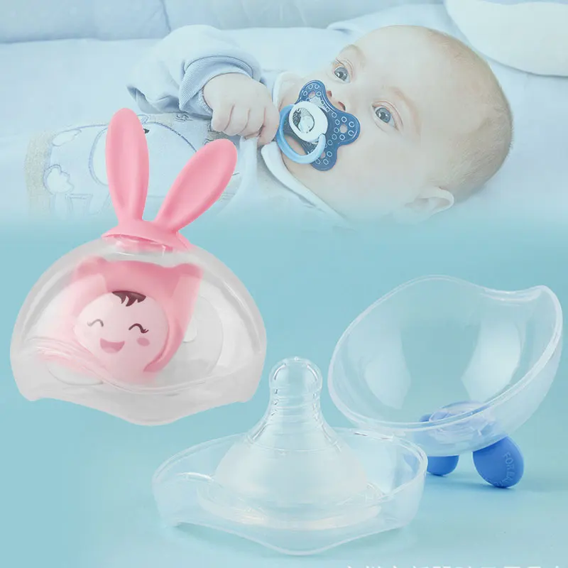 

Cute Cartoon Baby Pacifier Nipple Box Case Pacifier Holder Orangizer Dustproof