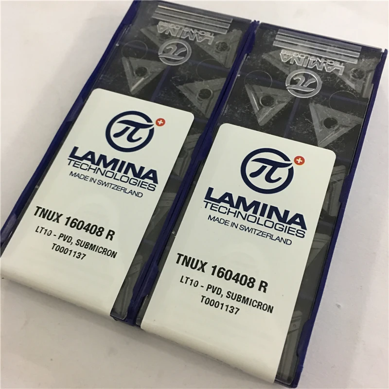 TNUX160408R LT10 100% Original LAMINA carbide