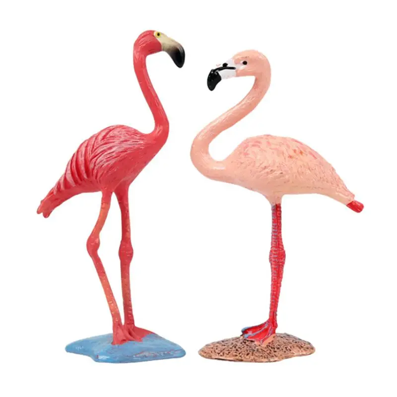 Миниатюрные модели животных для сада с изображением леса попугая, статуя птицы, пластиковые украшения для ремесленников - Цвет: H