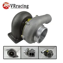VR RACING TURBO T04Z T70 T4 flange A R 84 A R 0 70 OIL cold