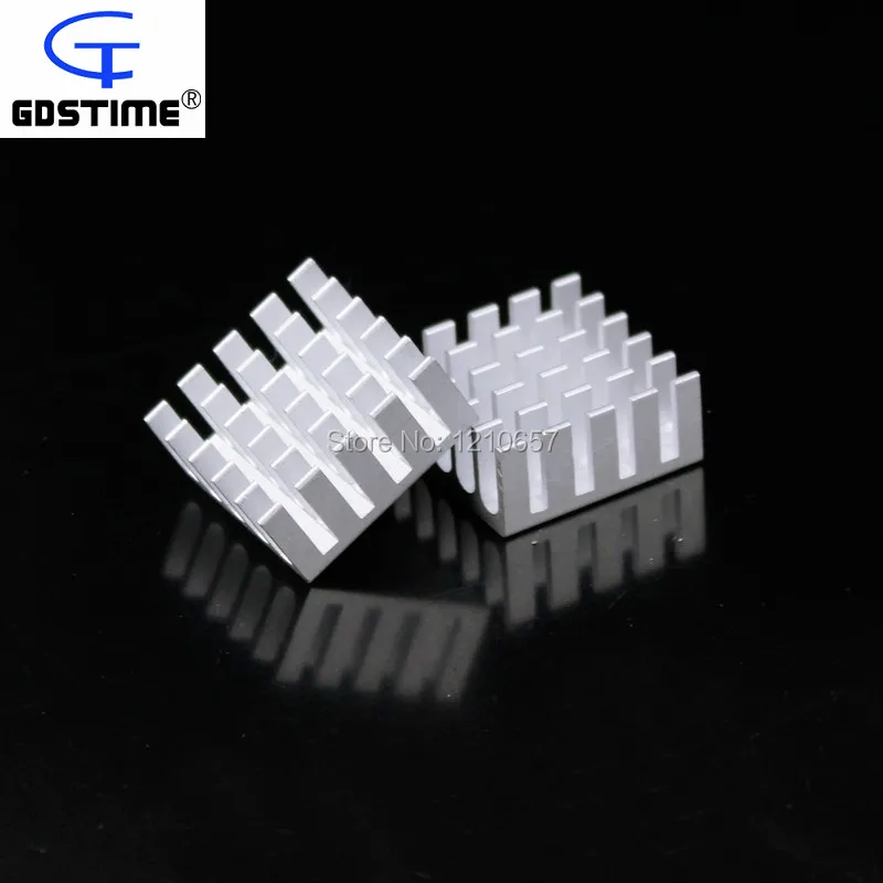 

50 pieces lot 22x22x10mm Aluminum Heat Sink For Electronic Computer
