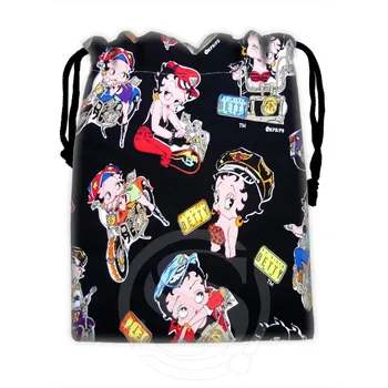 

Best Betty Boop Drawstring Bags Custom Storage Printed Receive Bag Compression Type Bags Size 18X22cm Storage Bags