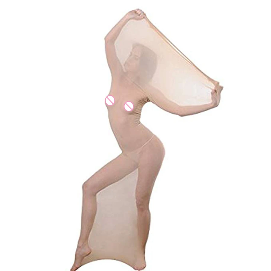 Женское боди с чулками, сексуальный цельный унисекс отвесный бондаж кокон чулок спальные мешки, ролевые игры системы