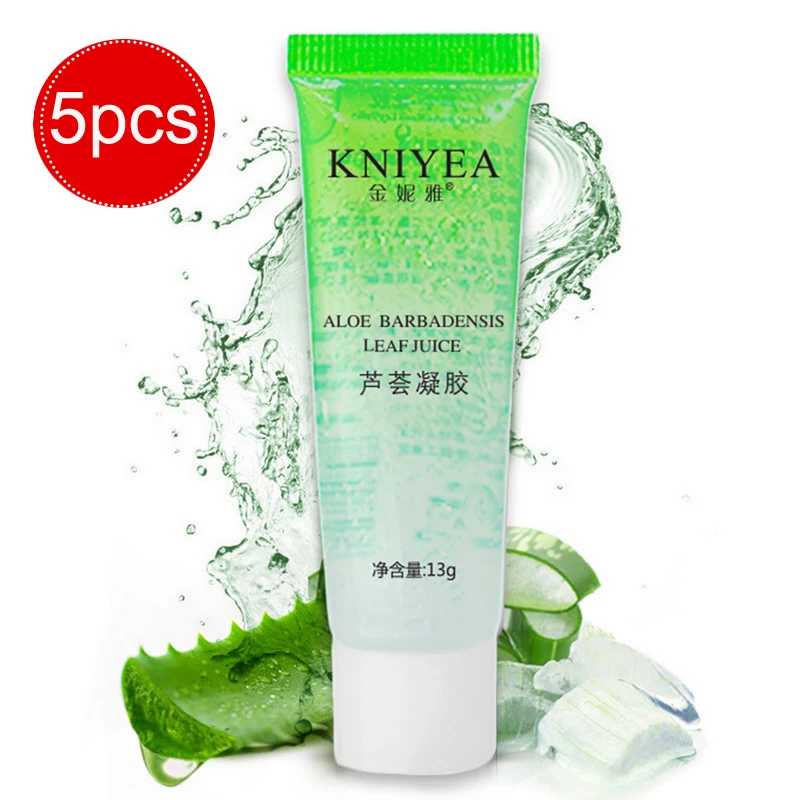 

2/5pcs/set Natural Aloe Vera Gel Smooth Moisture Aloe Extracts Day Cream Oil-control Repair Hydrating Face Acne Treatment