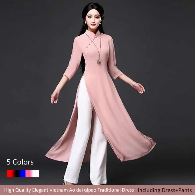 2018 новый элегантный Вьетнам аозай qipao традиционное платье Ципао платья для