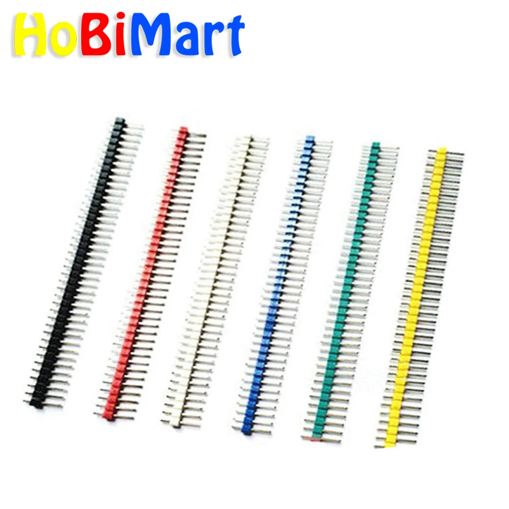 HoBiMart цветная булавка 2 54 мм 1*40P Однорядная шпилька прямые шпильки красный белый