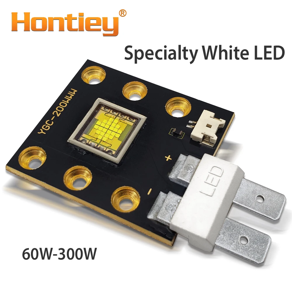 Acheter Hontiey lumière LED perle 60 75 90 150 180 200 250 300W Watts puce blanche de spécialité pour l architecture de scène lumineusement ampoule projecteur