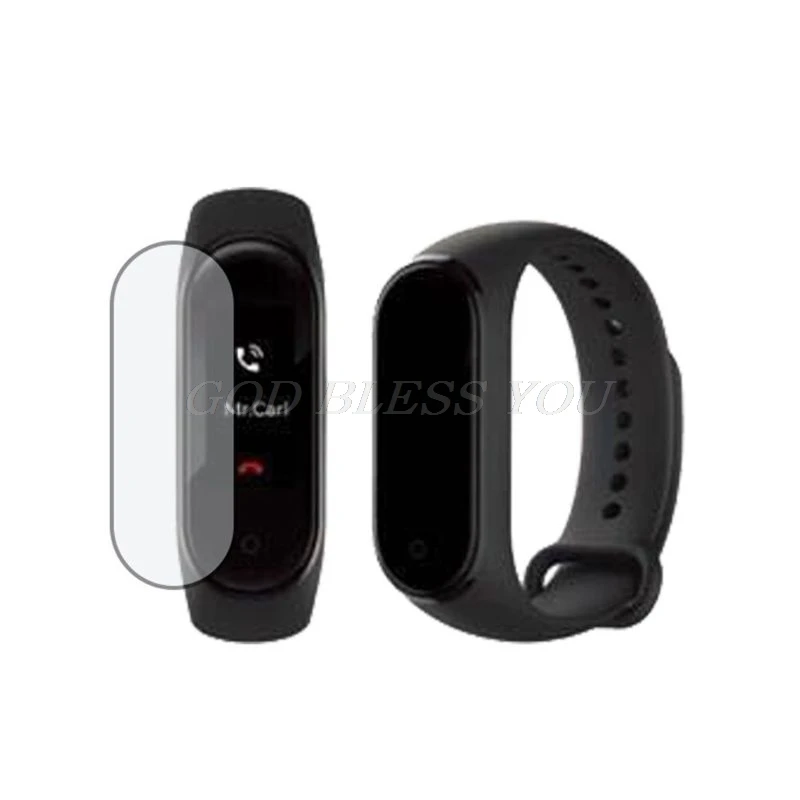 

2Pcs Protective Film Scratch Proof Screen Protector Explosion-proof High Definition Anti-shock for Xiaomi Mi Band 4 Miband Smar