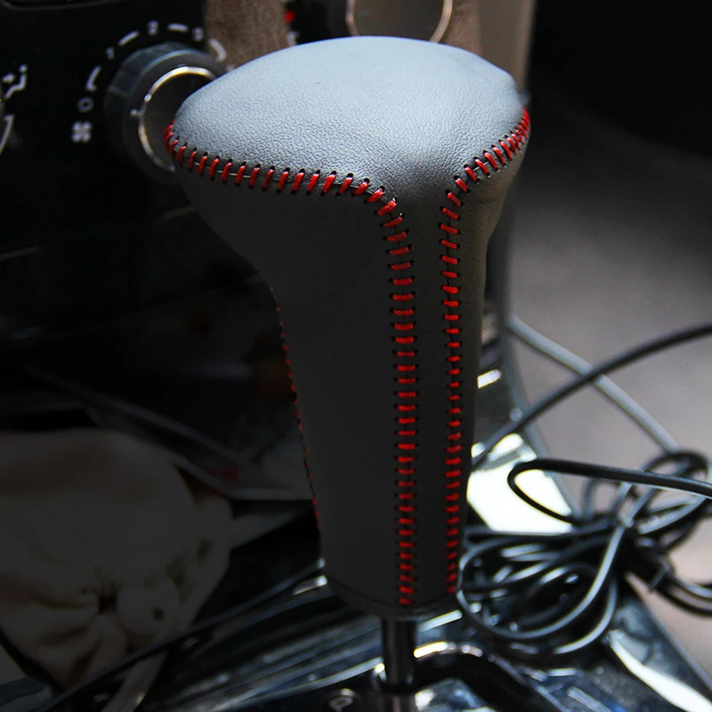 

Gear Collars Case for Citroen C-Quatre C4 Automatic Shift Covers DIY Car-styling Genuine Leather